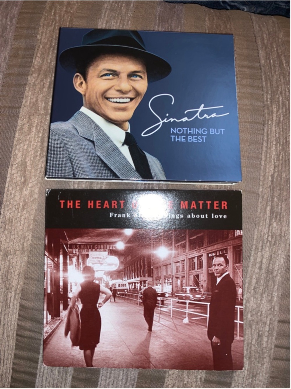 Frank Sinatra Nothing But The Best & The Heart of the Matter CDs One Size Blue